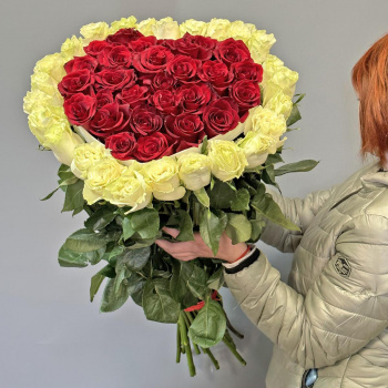 Букет из роз Сердце